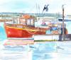 Print#2. Fishing Boats at Southwold, UK